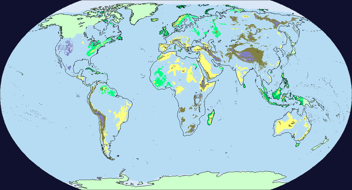 Asymmetrically Sunken Continents