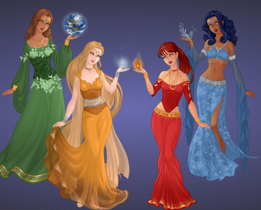GoddessMakerAzaleasDolls The Elements by tcullifer on DeviantArt