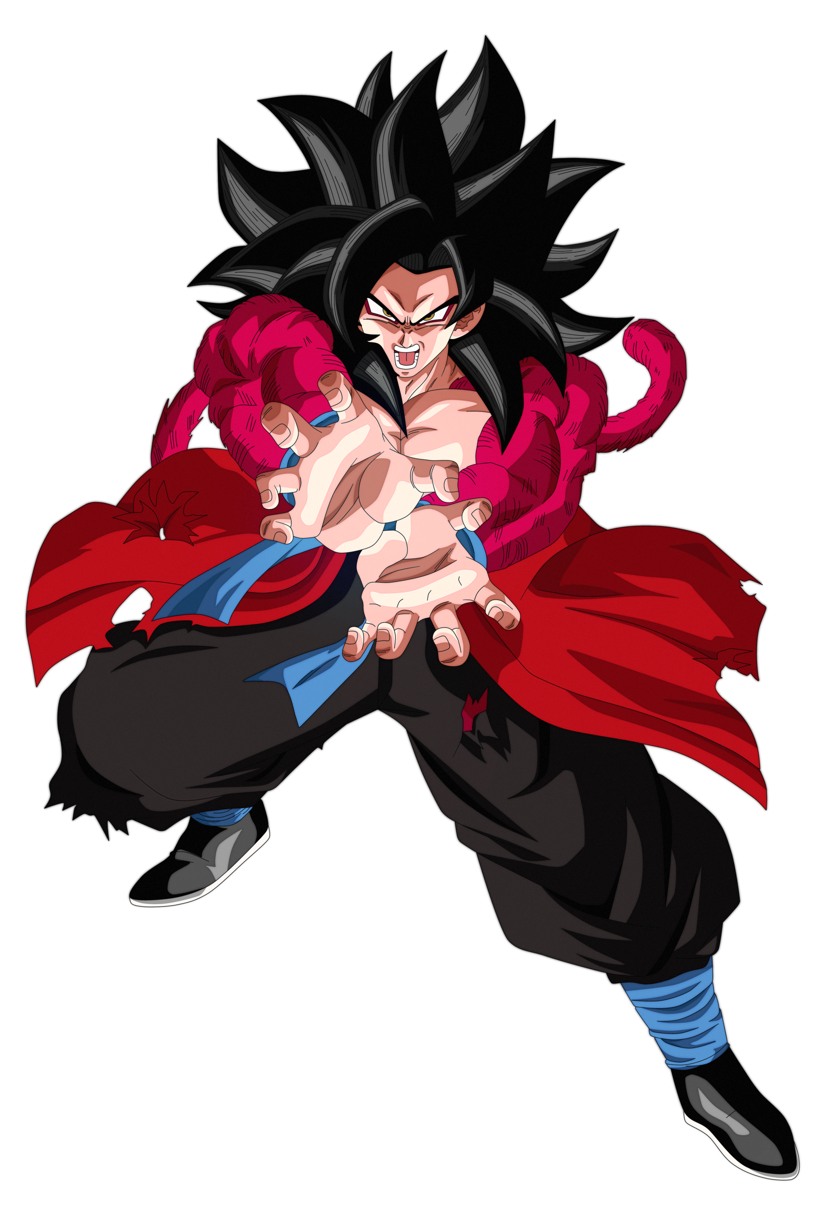 Goku Xeno Ssj4 by Andrewdb13 on DeviantArt