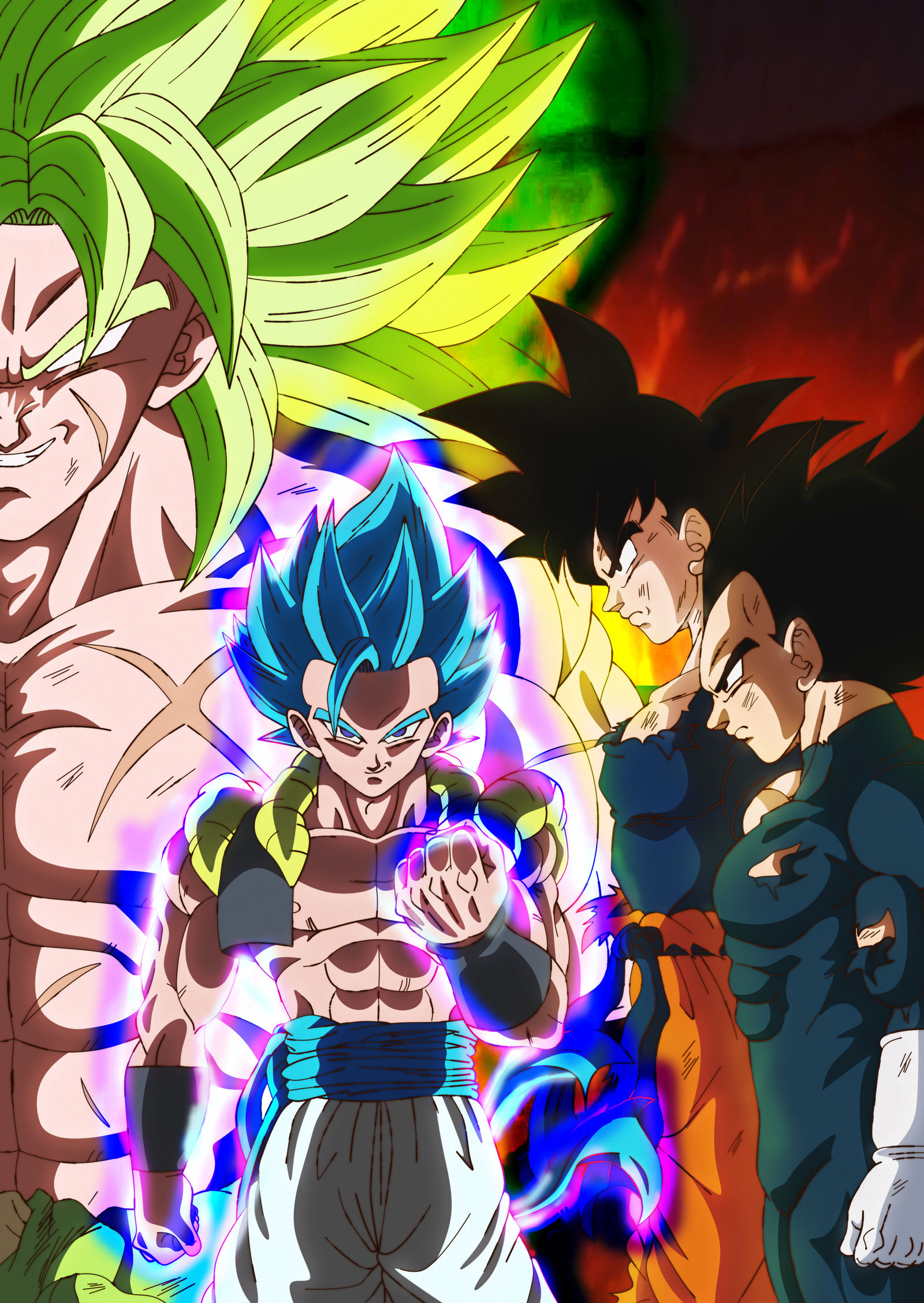 Goku Ssj Blue Dragon Ball Super Broly by Andrewdb13 on DeviantArt