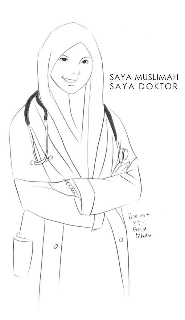 Muslimah doctor by sifarih on DeviantArt Muslimah doctor by sifarih on DeviantArt