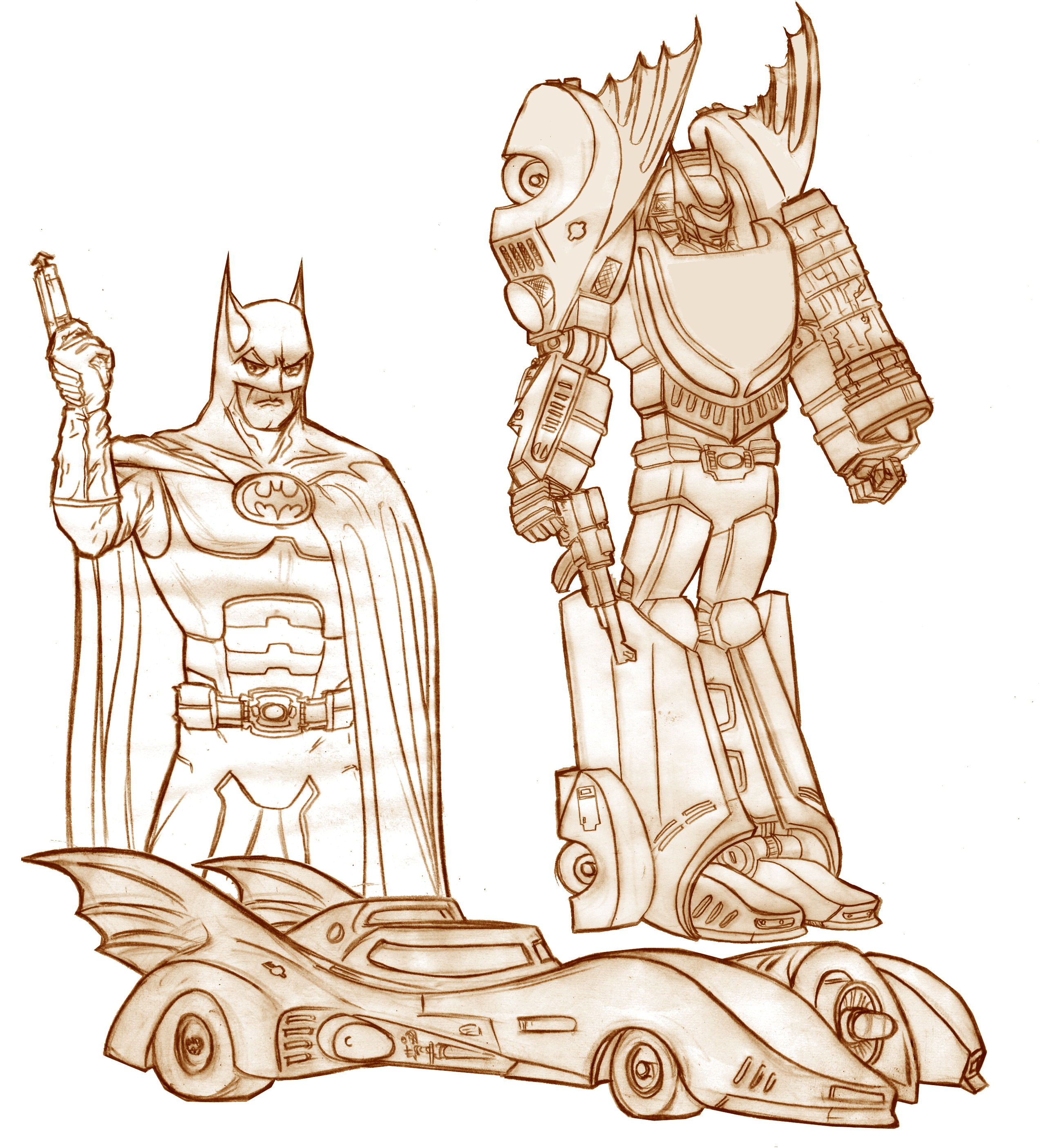 Keaton Mobile batman transformer