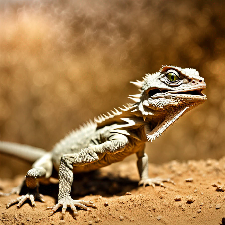 Lizard Anger The angry lizard said to the horny toad as the dus by Artos777 on ...