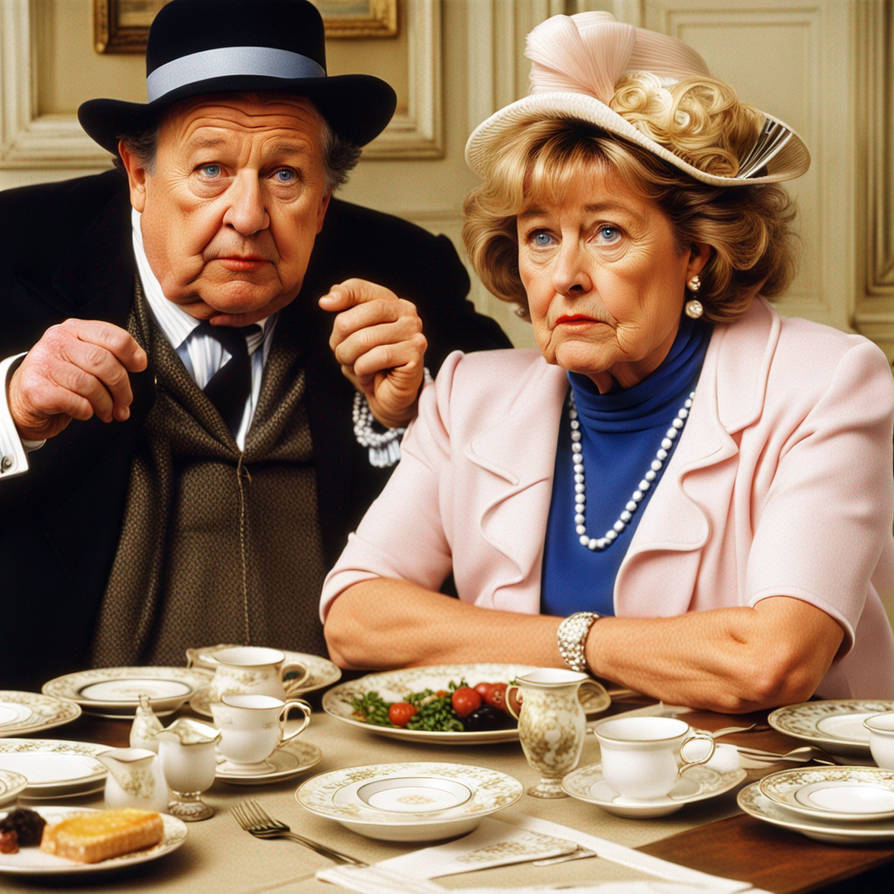 Scheming burgois pigf*ckers keeping up appearances