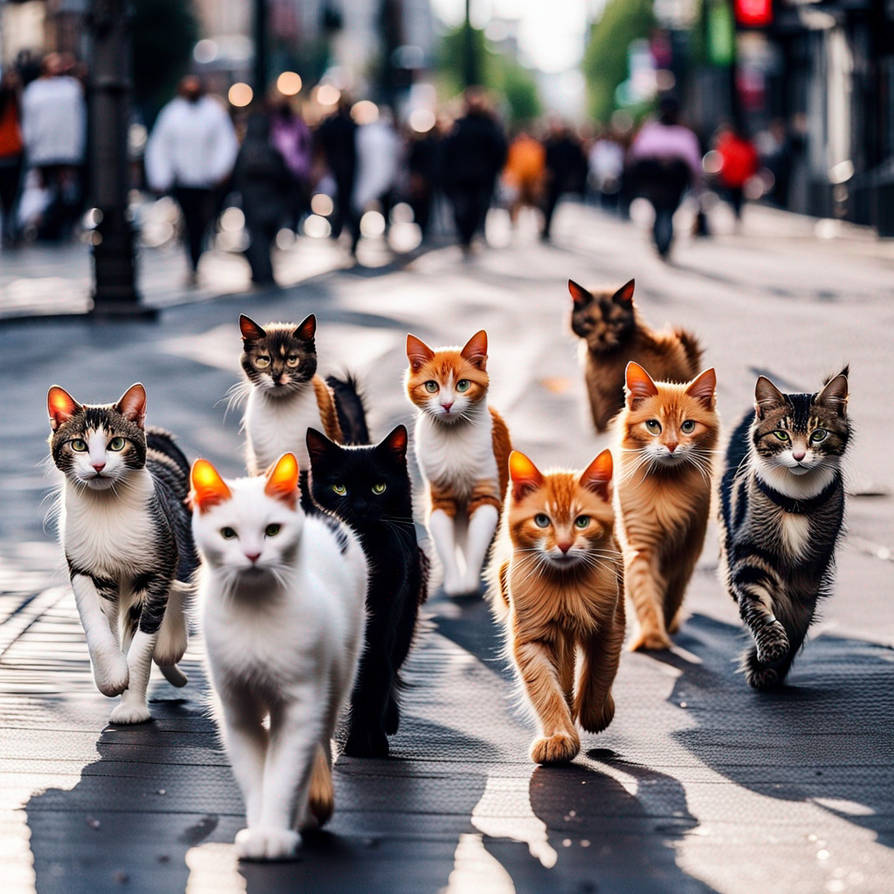 Cat Struting Stff Strutting cats on every sidewalk))) ))) ))) by Artos777 on DeviantArt