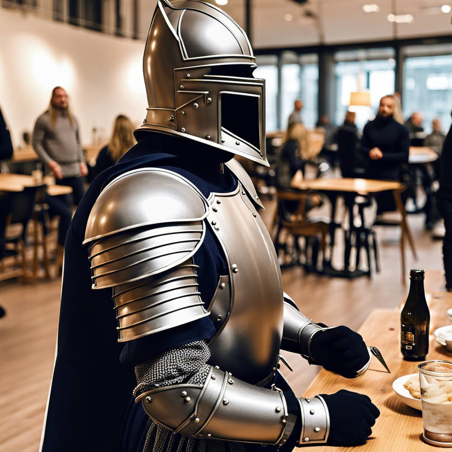 Knight Tip Toe The Knight Tips the Waitress by megalodon-1 on DeviantArt