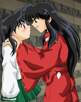 Human InuYasha And Kagome -fin