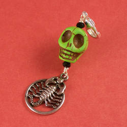 Skull and Scorpion Pendant