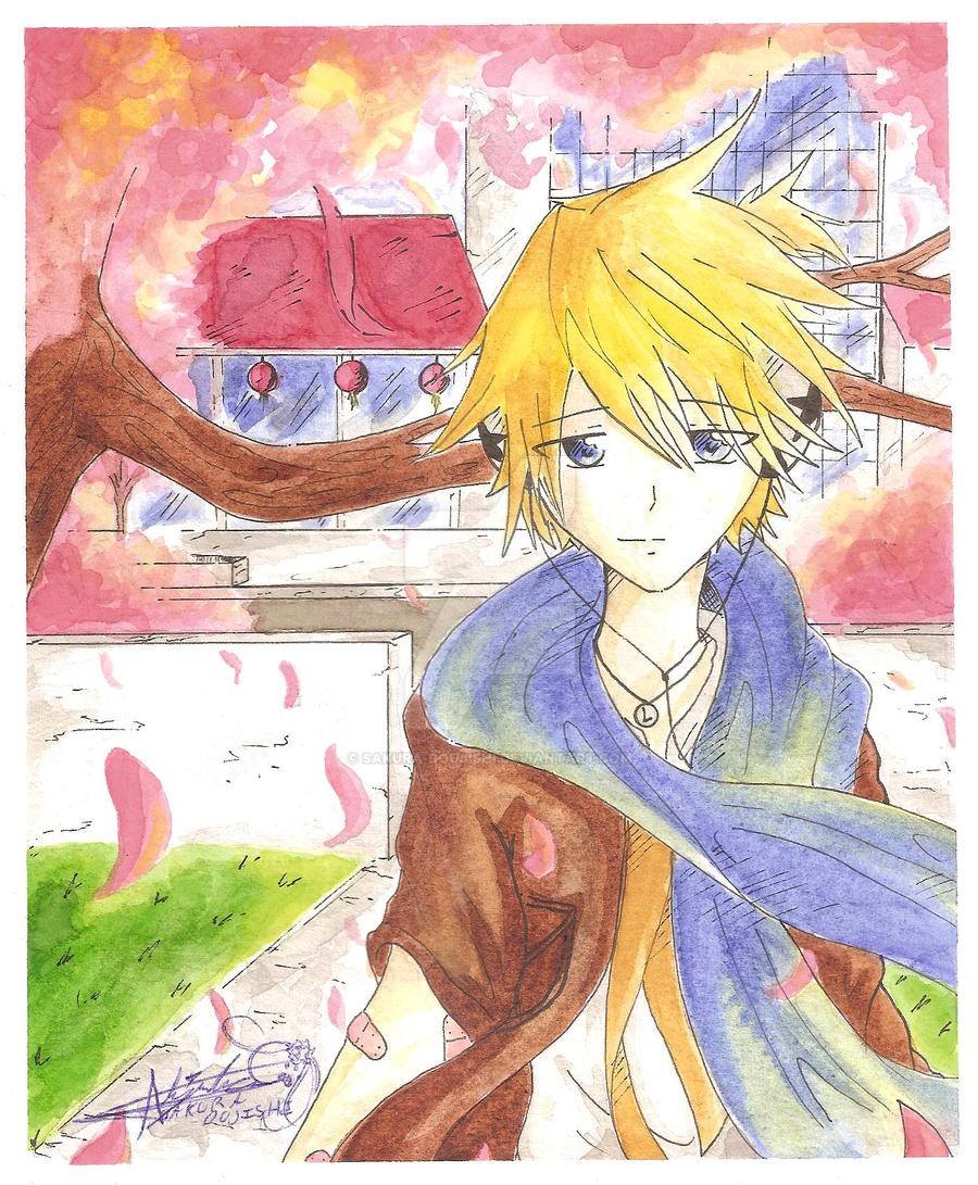 Sakura doujishi and Len kagamine SD