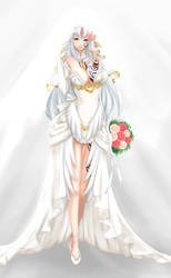 Human Alice in Wedding Dress