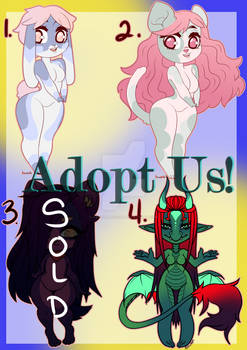 Cute adopts 3/4 OPEN $5