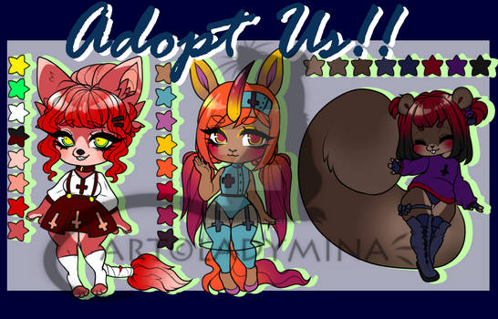 Cute Adopts 2/3 OPEN $5