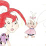 Three Ponytails