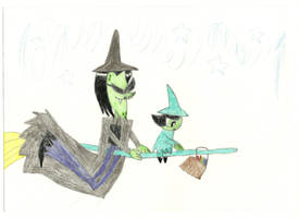Flying Trick-Or-Treaters