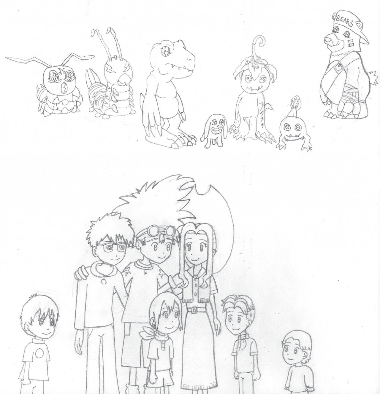 Deviantart Reference Digimon AU Digimon by DivineDesserts on DeviantArt