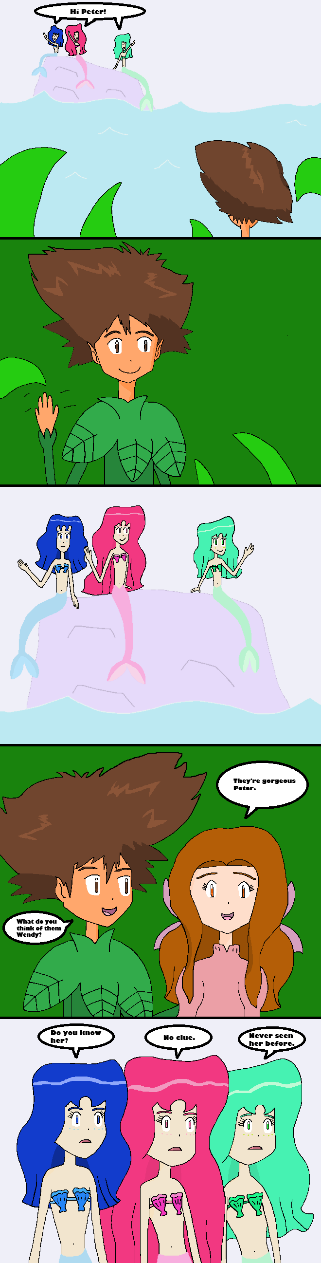 Three Mermaids