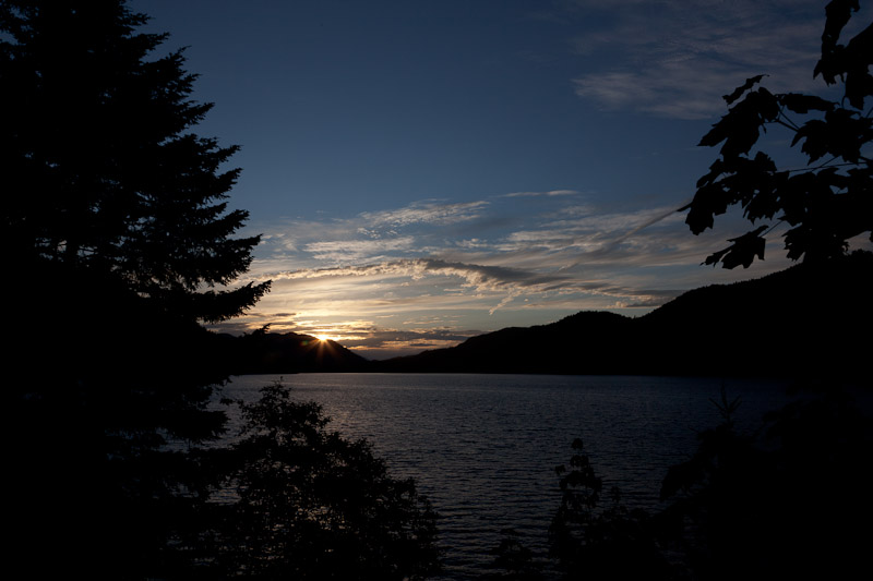 Sunset, Lake Crescent