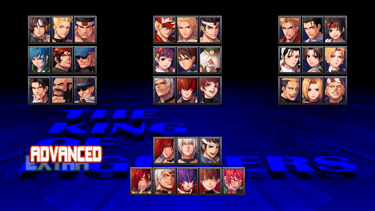 Kof Selection Character Select KOF 97 by Bermudez560 on DeviantArt
