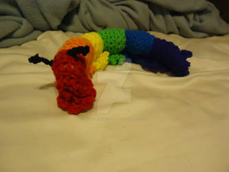 crochet caterpillar