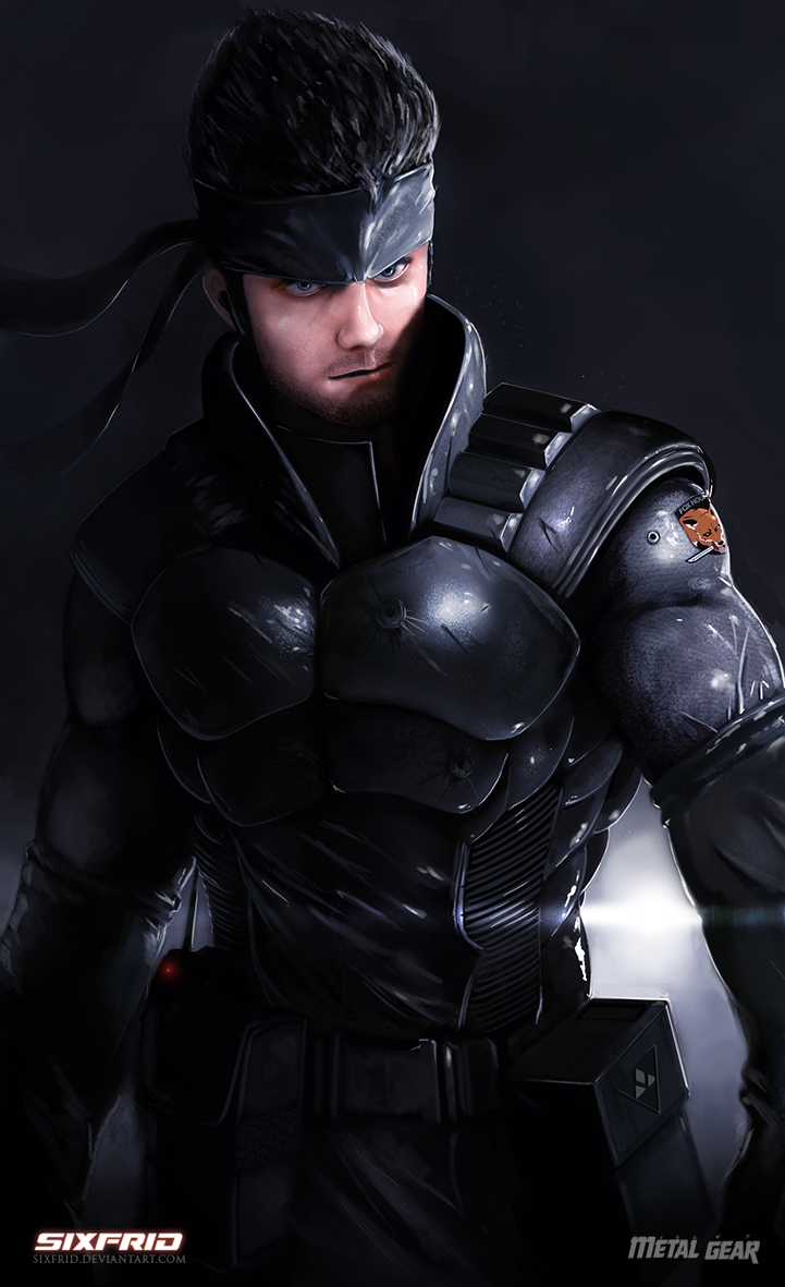 Solid Slake Solid Snake by sixfrid on DeviantArt