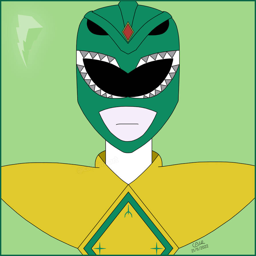 Power Rangers Green Rangers Deviantart Green Ranger | Mighty Morphin Power Rangers by caiolimaart on DeviantArt