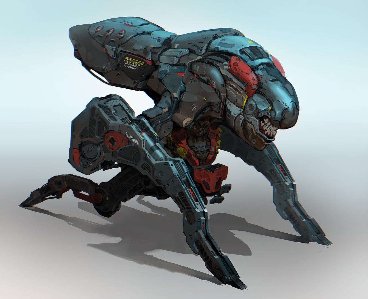 Mech by inzvy on DeviantArt