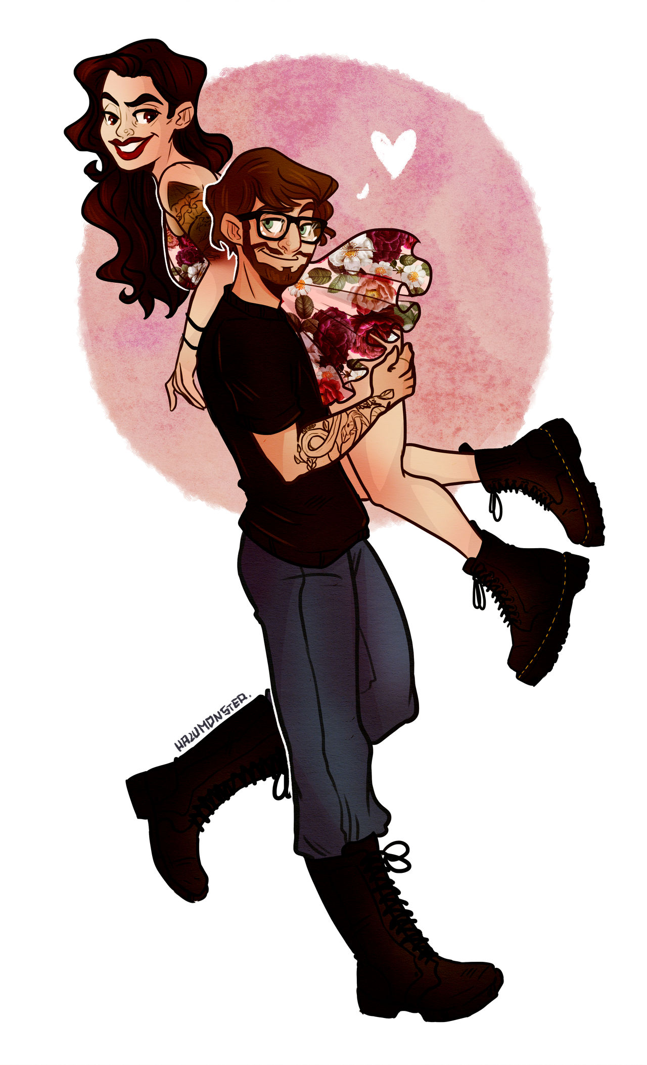 shoulder ride by hazumonster on DeviantArt