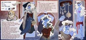 character sheet - erthana by hazumonster