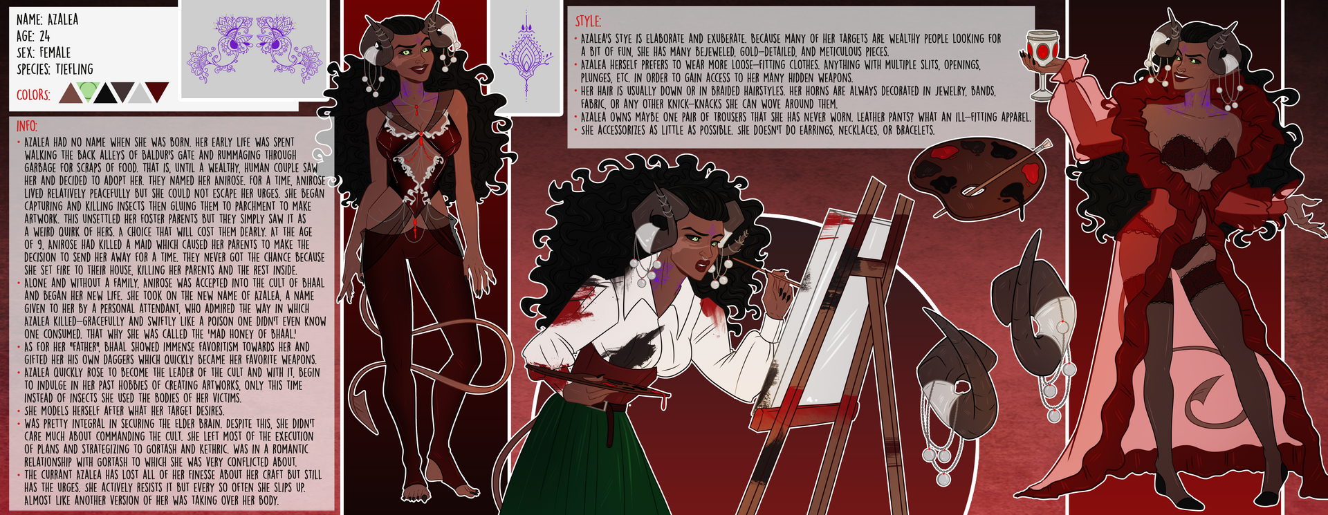 Azalea Character character sheet - azalea by hazumonster on DeviantArt