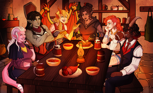 in the tavern