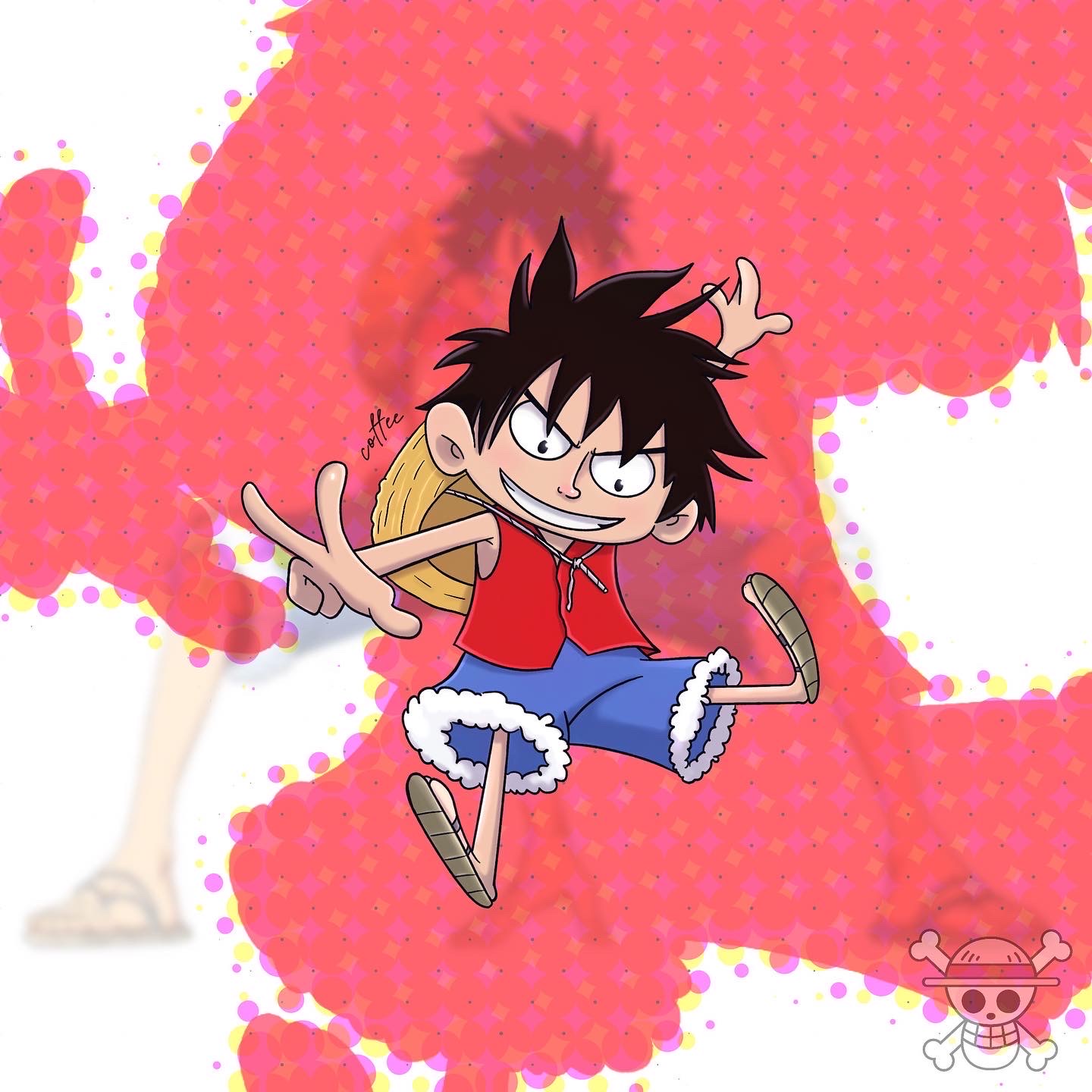 Luffy D Monkey by Coffeescartoons on DeviantArt