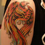 Phoenix tattoo finished