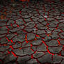 Premade Magma and Cracked Earth Stock