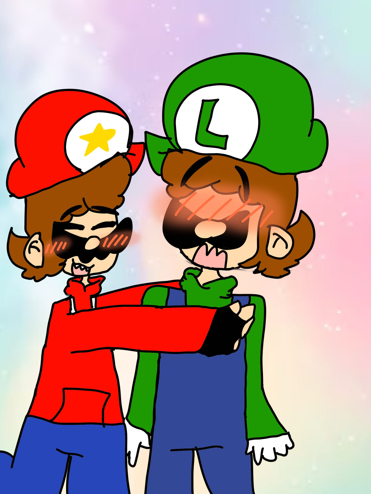 A hug for luigi