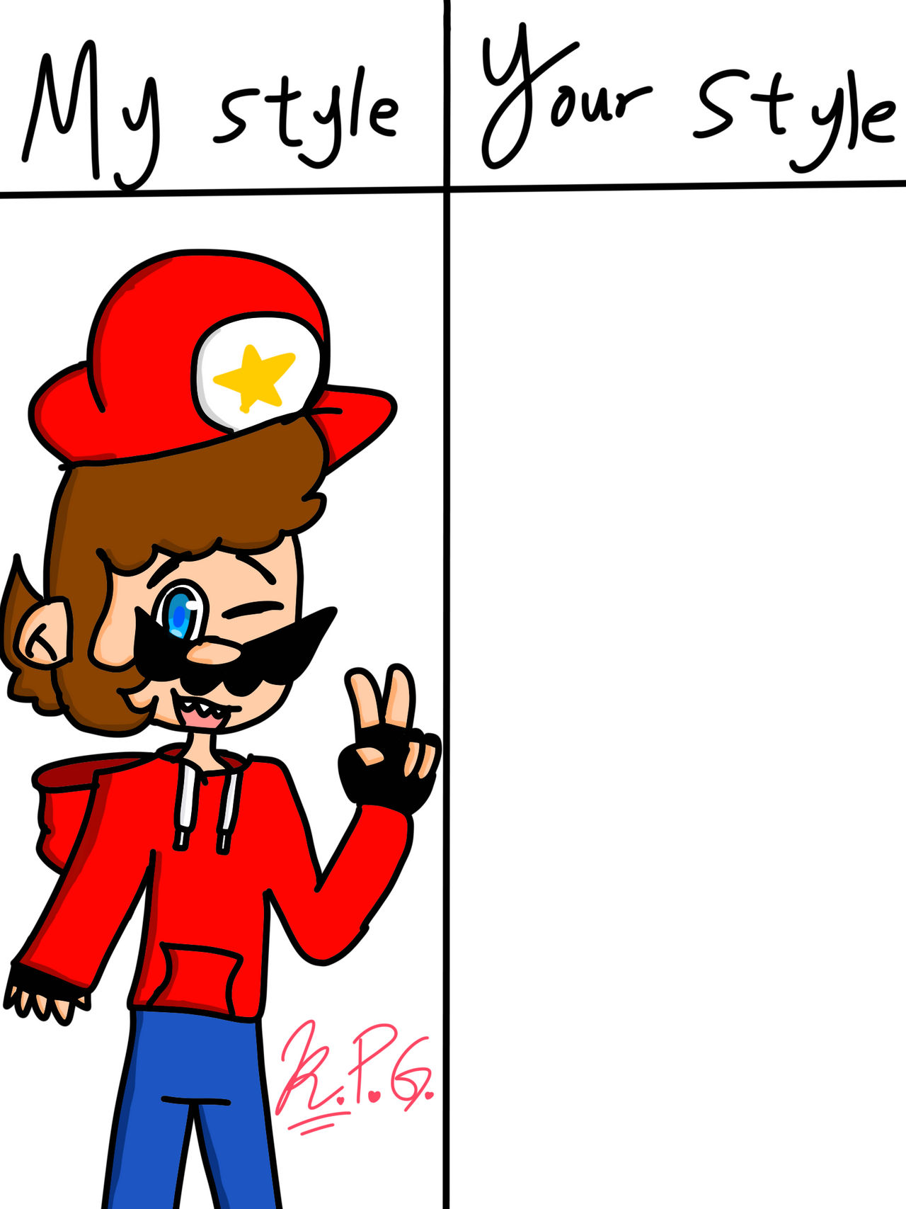 Draw you style here