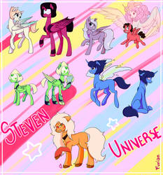 Steven Universe - Ponified gems