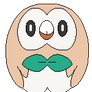 Rowlet Pixel Animation