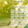 NaNoWriMo Calendar 2010