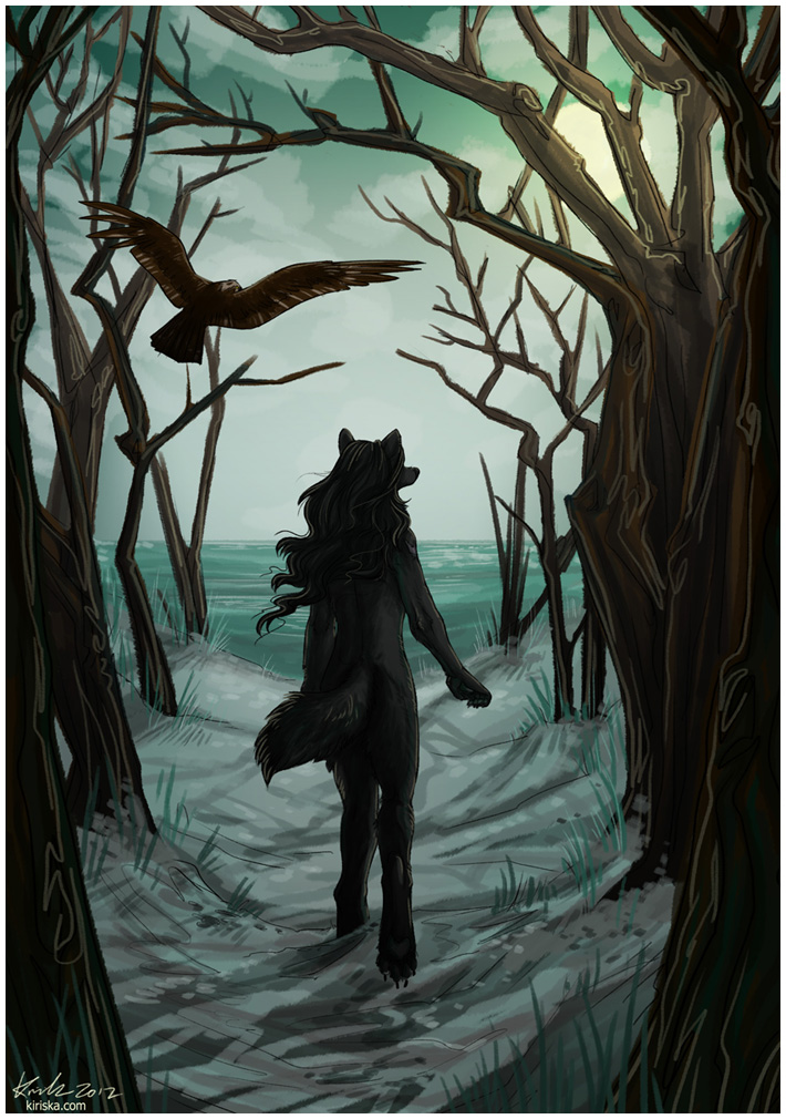 Commission - Erin - Savina and the Sea by Kiriska