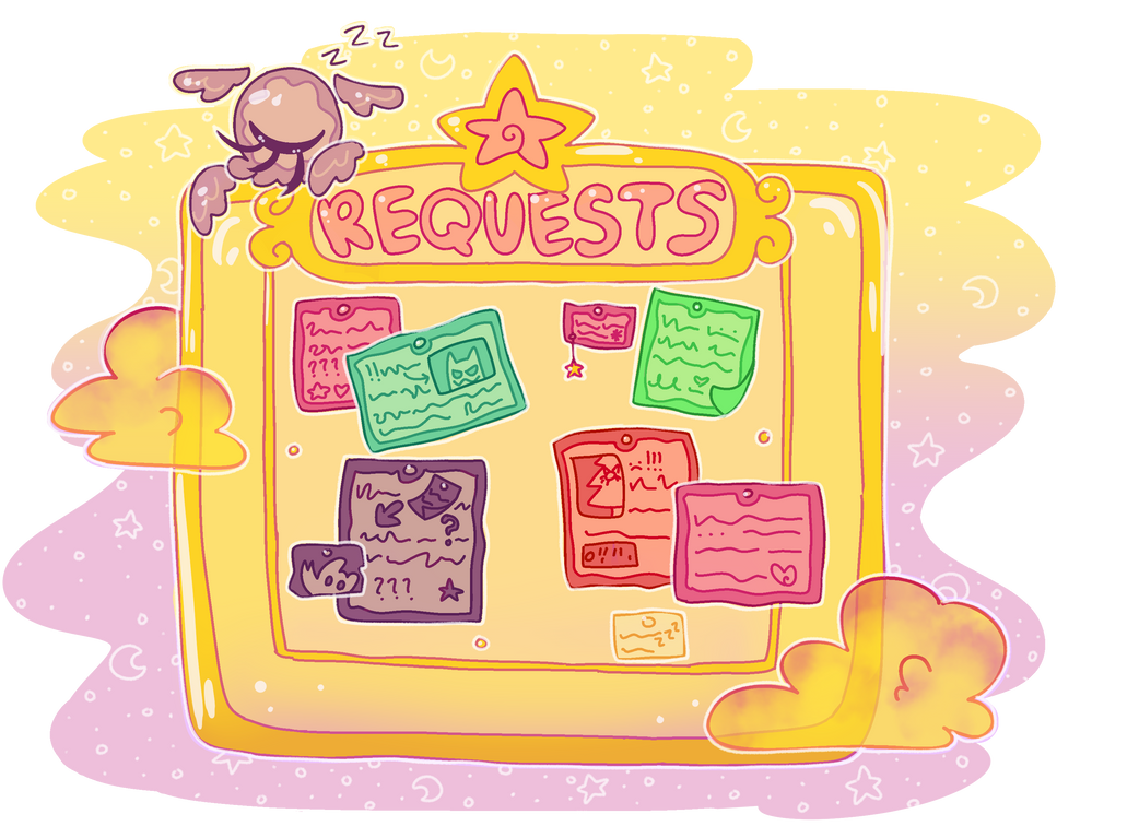 Requests Board by dandyliondreamer on DeviantArt