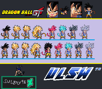 Ulsw Collection Gt Goku ulsw forms by Susboy98 on DeviantArt