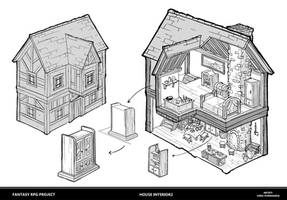 Medieval House Cutaway2