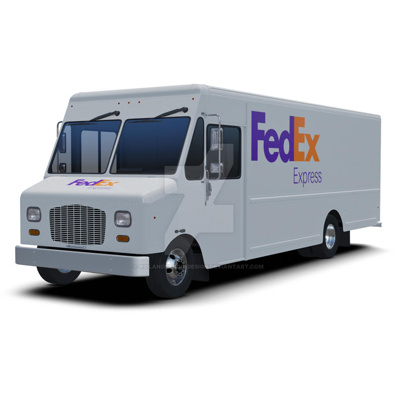 FedEx Express Delivery Step Van 3D Model by RolandStudioDesign on ...