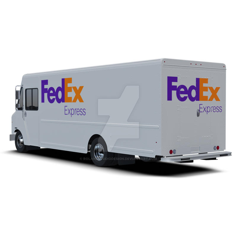 FedEx Express Delivery Step Van 3D Model by RolandStudioDesign on ...