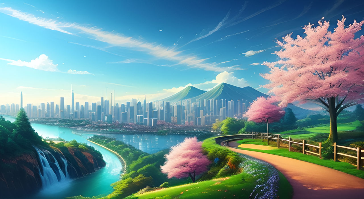 Beautiful anime nature by Mamez7878 on DeviantArt