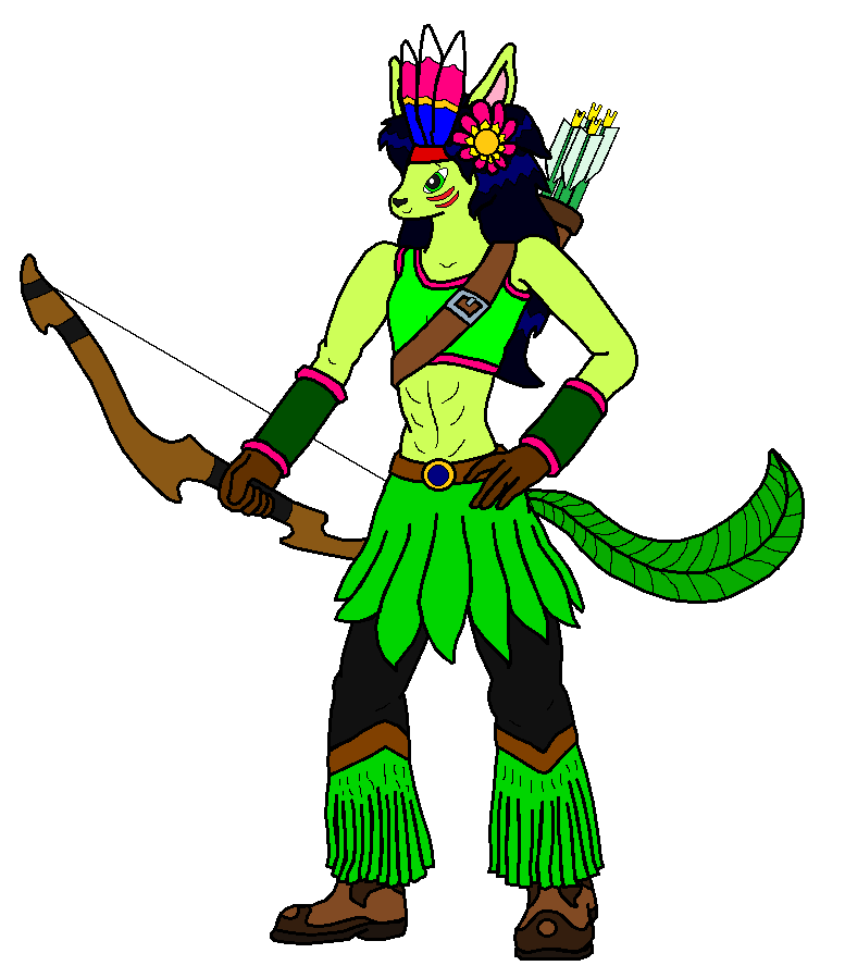 Hanamon Warrior Form by DorahamehaZ3 on DeviantArt