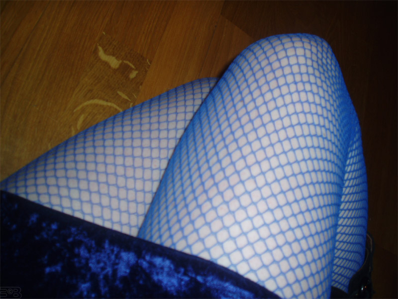 Blue Fishnets 3