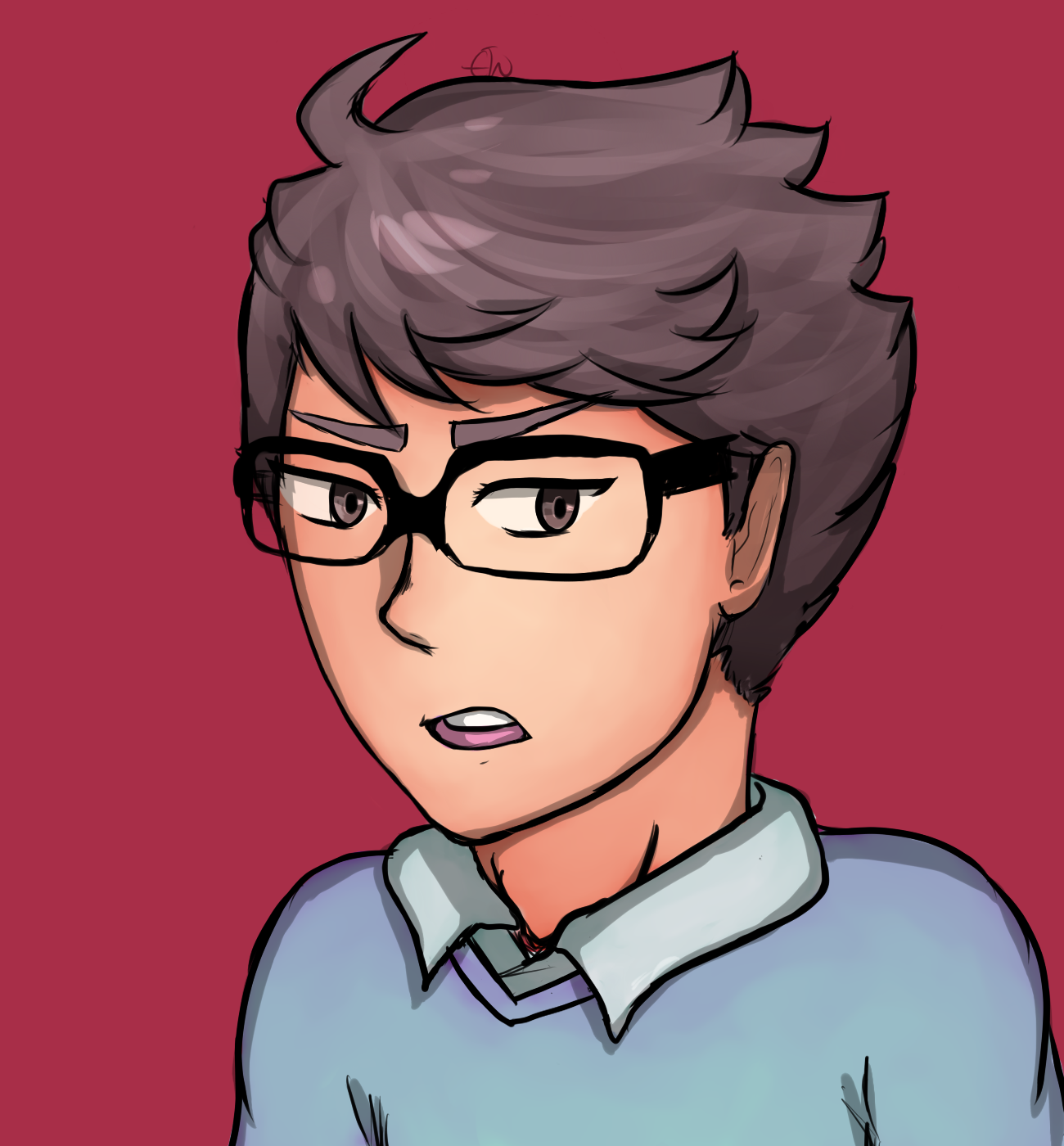 pic Oikawa In Glasses Fanart oikawa tooru wears glasses by ellioot