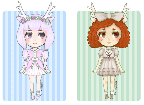 [ONE LEFT!][ADOPTABLE] Deer Girls!