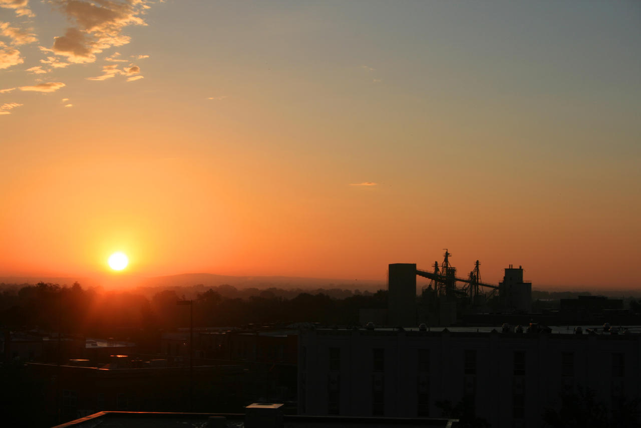 Sunrise over Fort Collins